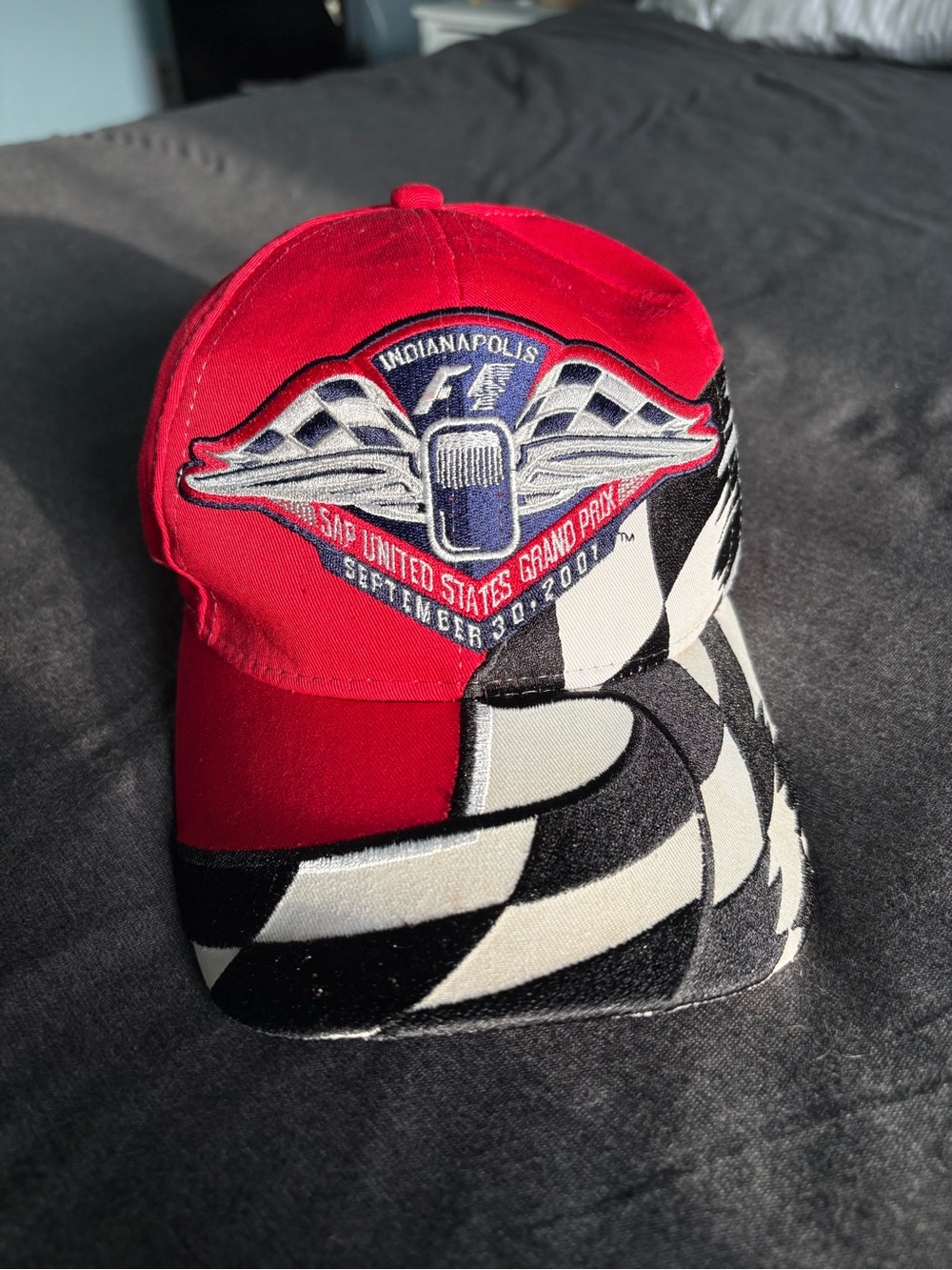 Vintage 2001 F1 SAP United States Grand Prix Indianapolis Motor Speedway Hat